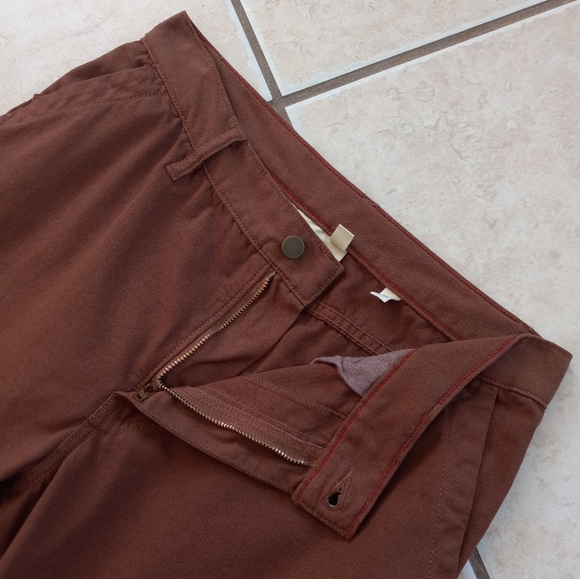 Raleigh Denim Jones Fit Cotton Canvas Pant Terracotta Brown 30"×33" - Picture 6 of 14